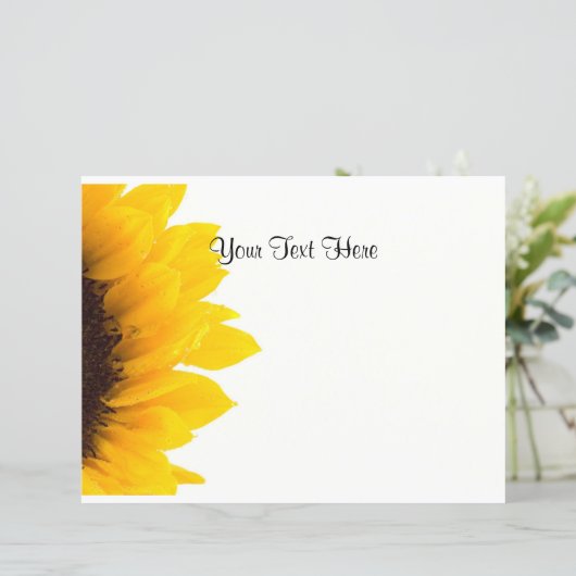 Sjabloon zonnebloemen (Staand voorkant)