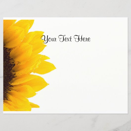 Sjabloon zonnebloemen (Voorkant)