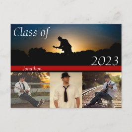 Sjabloon Zwart & Rood Afstuderen Foto