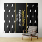 Sjabloon zwart-wit Afstuderen Wandkleed (In Situ (horizontaal))