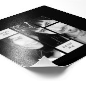 Sjabloon zwarte fototekst - Overdracht naar elke w Foto Afdruk (Hoek)