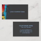 Sjabloonbereik voor visitekaartjes (Voorkant / Achterkant)