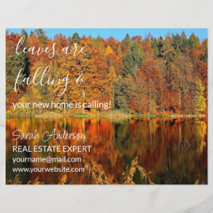 Sjabloonbrochure voor de HERFST van Estate Agent K Flyer