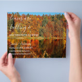 Sjabloonbrochure voor de HERFST van Estate Agent K Flyer (Hand)