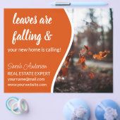 Sjabloonbrochure voor de HERFST van Estate Agent K Flyer (Enkel)