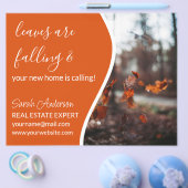 Sjabloonbrochure voor de HERFST van Estate Agent K Flyer (Enkel)