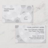 Sjabloonbubbels voor creditcards wissen visitekaartje (Voorkant / Achterkant)