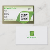 Sjablooncentrum voor visitekaartjes Natuur (Voorkant / Achterkant)