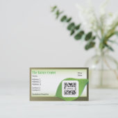 Sjablooncentrum voor visitekaartjes Natuur (Staand voorkant)