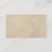 Sjabloonkaart voor coachers visitekaartje (Achterkant)