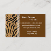 Sjabloonkaart voor grotere afdrukken visitekaartje (Achterkant)