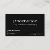 Sjabloonkaart voor onbewerkte randapparatuur visitekaartje (Achterkant)