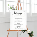 Sjabloonmenuziek EDITABLE KLOR Lovely Calligraphy Imitatie Canvas Print<br><div class="desc">Een simpel elegant teken dat je gasten zullen bewonderen. De tekst en de achtergrondkleuren zijn volledig editable om uw thema aan te passen! Ontwerp © berryberrysnoot. Afdrukbare digitale bestanden en overeenkomende objecten zijn beschikbaar! Bezoek onze website op www.berryberrysweet.com voor meer informatie!</div>