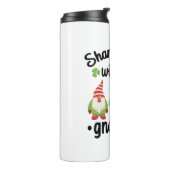 Sjacherend met mijn gnomiën Grappige St. Patrick's Thermosbeker (Gedraaid links)