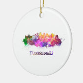 Sjalin Thessaloniki in waterverf Keramisch Ornament (Links)