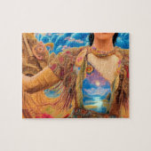 sjamaan legpuzzel (Horizontaal)