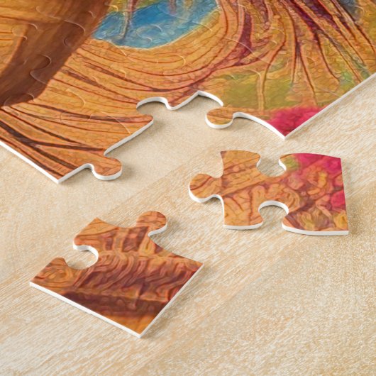 sjamaan legpuzzel (Zijkant)