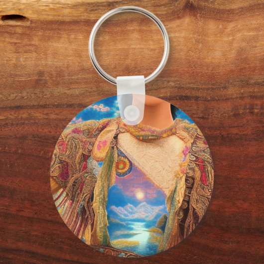 sjamaan sleutelhanger (Achterkant)