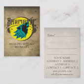 SJAMANIC - VISITEKAARTJE (Voorkant / Achterkant)