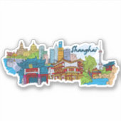 sjanghaien sticker (Voorkant)