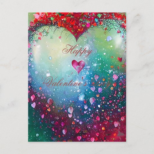 Sjatterende valentijn briefkaart (Voorkant)