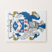 Sjedden Family Crest Legpuzzel (Horizontaal)