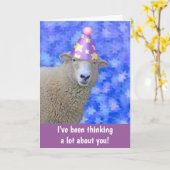 Sjeep en sterren Beste Vriendag Kaart (Gele Bloem)