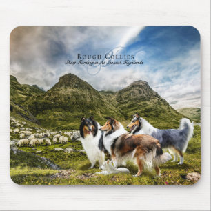 Sjeep Herding Rough Collies - Gepersonaliseerd Muismat