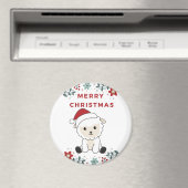 Sjeep Kerstmis Winterdieren Magnet (Insitu (Vaatwasser))