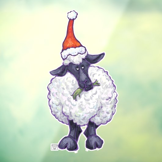 Sjeep-kerstvensterkoeling Raamsticker (Vel 3)