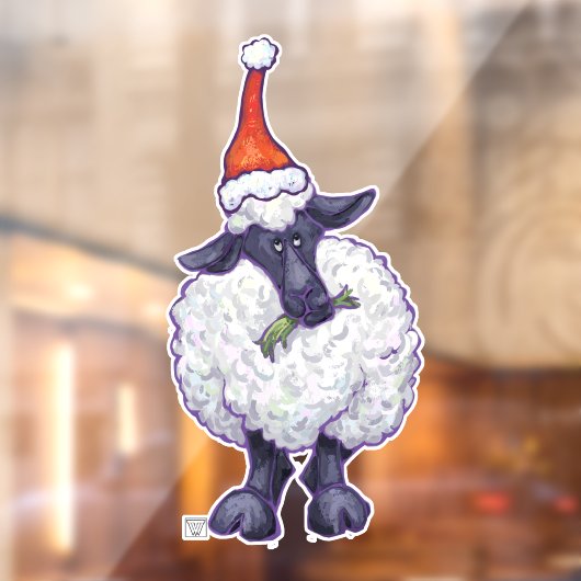 Sjeep-kerstvensterkoeling Raamsticker (Vel 2)