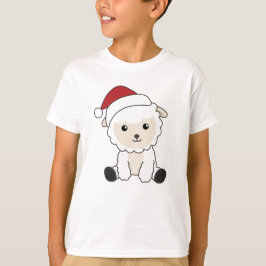 Sjeep-kerstwinter winterdieren schapen t-shirt