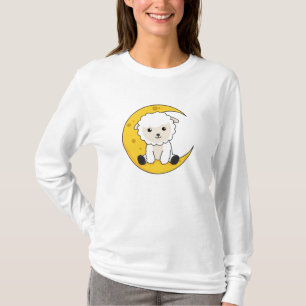 Sjeep Moon Good Night Cheap Count Sweet Animals T-shirt
