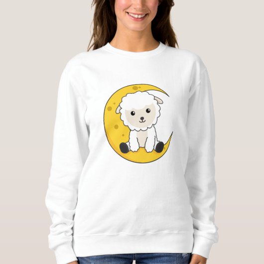 Sjeep Moon Good Night Cheap Count Sweet Animals Trui (Voorkant)