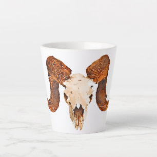 Sjeep Ram's Skull Latte Mok