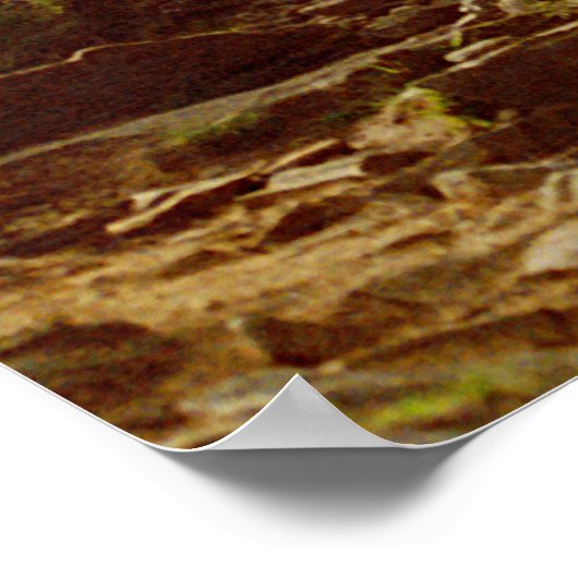 Sjeep zwijgend over Mountain Desiderata Poster (Hoek)