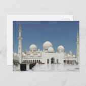 Sjeik Zayed Grote Moskee VAE Masjid Abu Dhabi Briefkaart (Voorkant / Achterkant)