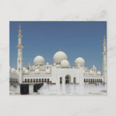 Sjeik Zayed Grote Moskee VAE Masjid Abu Dhabi Briefkaart (Voorkant)