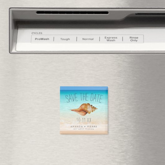 Sjell Beach Weddenschap Save the Date Magneet (Insitu (Vaatwasser))