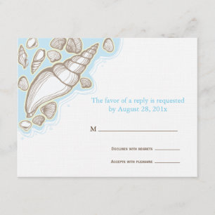Sjell Wedding Response Card RSVP Kaartje