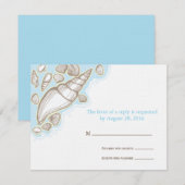 Sjell Wedding Response Card RSVP Kaartje (Voorkant / Achterkant)