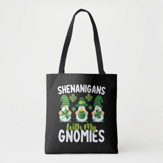 Sjenanigans met mijn gnomen worden vanaf Patrick's Tote Bag (Voorkant)