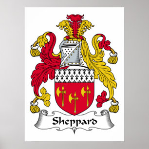 Sjeppard Family Crest Poster