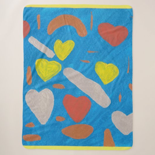 Sjerpadeek met lucht van liefde sherpa deken (Voorkant)