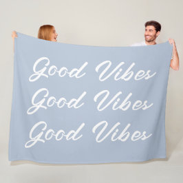Sjerpafleece Worpdeken met Goede Vibes Fleece Deken