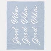 Sjerpafleece Worpdeken met Goede Vibes Fleece Deken (Voorkant)