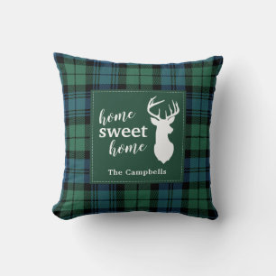 Sjerttartaan Kerstmis Clan Campbell Persoonlijke P Kussen