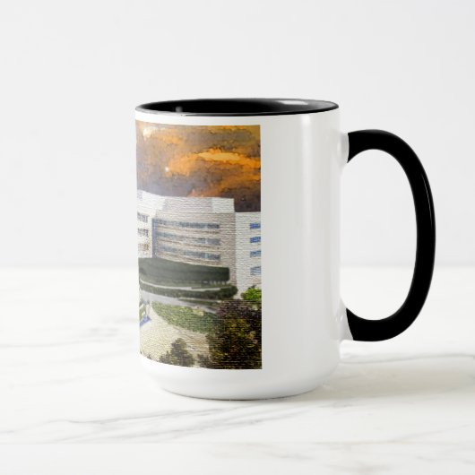 SJFFoundation mok zwarte velg koffie (Rechts)