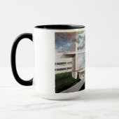 SJFFoundation mok zwarte velg koffie (Links)