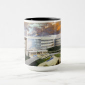 SJFFoundation mok zwarte velg koffie (Midden)